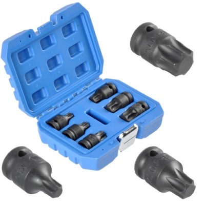 TLAČIDLO SET SOCKET kľúče ZDVIH TORX T55-T100