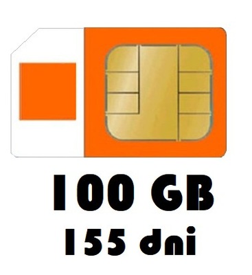 Internet na kartę 100GB Orange Free 155 dni LTE