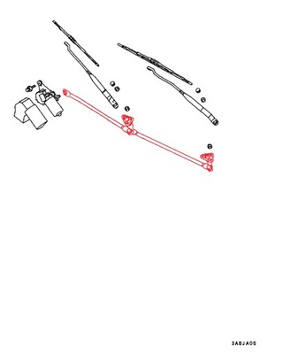 Механизм дворник 8251a020 pajero sport фото №1