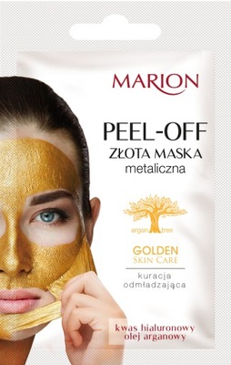 Marion peel-off złota maska metaliczna 1128