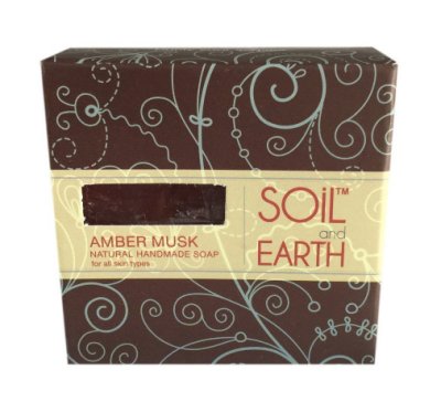 Mydło Naturalne Amber Musk Soil&Earth 125g