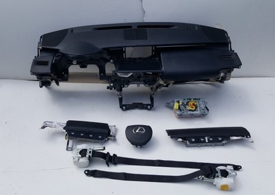 Lexus is 250 приборная панель консоль подушка безопасности подушки безопасности ремни оригинал демонтаж фото №1