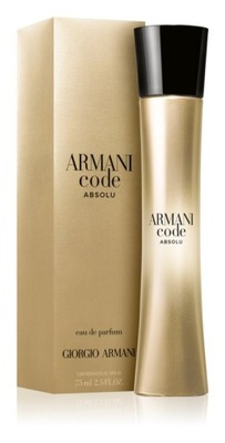 GIORGIO ARMANI Code Absolu Femme perfumy 75 ml