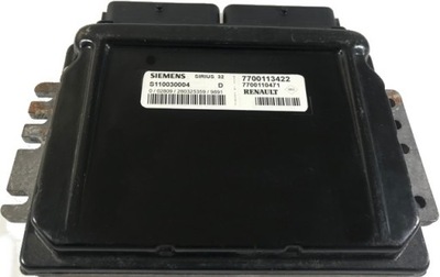 КОМПЬЮТЕР ECU CLIO S110030004D 7700113422 CZYSTY