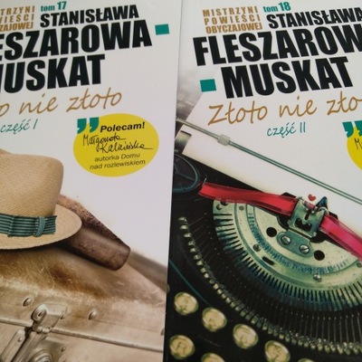 FLESZAROWA MUSKAT ZŁOTO NIE ZŁOTO 2tomy M8