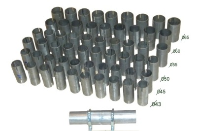 З'єднувач труби глушника хомут mufa 45/120 łączy dwie труби 1szt фото №1