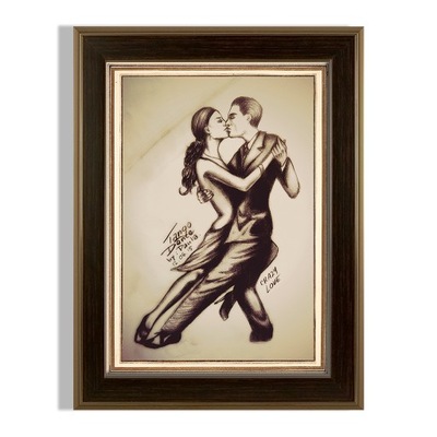 Obraz Tango Dance Crazy Love rysowane w ramie