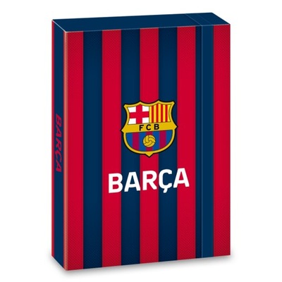 FC Barcelona sztywna gruba teczka box 8840
