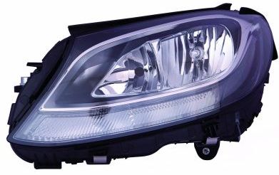 Фара левый mercedes w205 2014- h7/h7 led фото №1