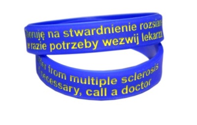 BRANSOLETKA OPASKA MAM STWARDNIENIE ROZSIANE