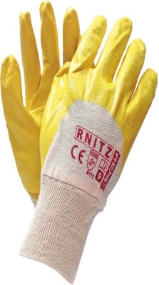 Rękawiczki rękawice robocze NITRYL REIS RNITZ 120p