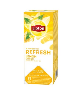 Czarna Herbata Lipton Lemon 25 kopert