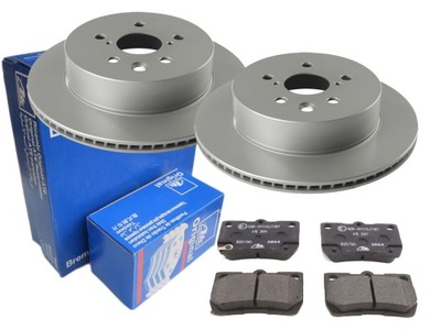Тормозные диски тормозные колодки ate задняя lexus gs ic is ii 310mm фото №1
