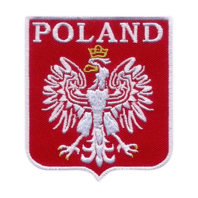 Naszywka - Godło Polski - POLAND HAFT