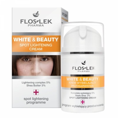 FlosLek White&Beauty krem wybielający 50ml