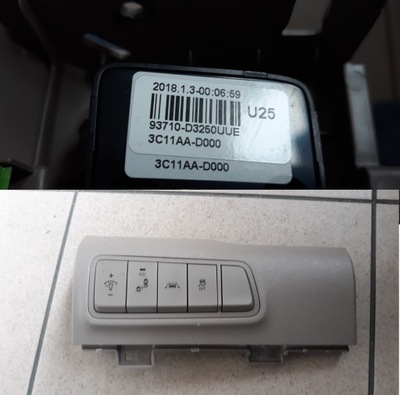 Hyundai tucson ii lift 2018- панель переключатели фото №1