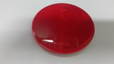 Відбивач круглий червоний przyklejany lublin фото №1