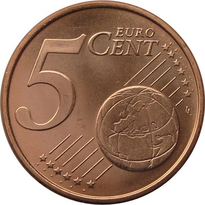 GRECJA 5 euro cent 2011 z rolki menniczej