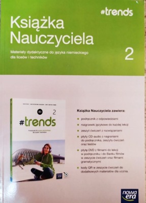 TRENDS 2 ksiązka nauczyciela 2 cd 1 dvd KOMPLET