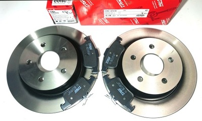 Trw тормозные диски 300mm тормозные колодки перед ford grand c-max ii фото №1