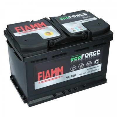 АККУМУЛЯТОР FIAMM ECOFORCE VR760 70AH START-STOP