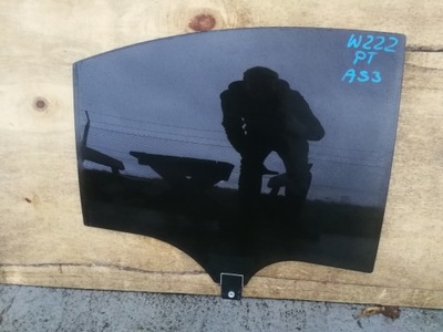 Скло бічна двері правий задня mercedes w222 as3 фото №1