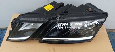 Skoda octavia iii lift лампа лівий перед full led фото №1