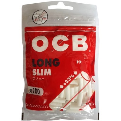 Filtry OCB Long Slim fi6 100szt.