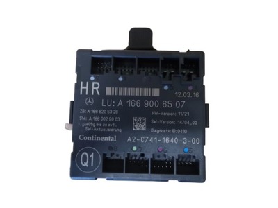 Mercedes gls x166 модуль дверь a1669006507 фото №1