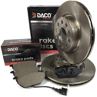 Тормозные диски тормозные колодки daco seat leon toledo altea xl 288mm фото №1
