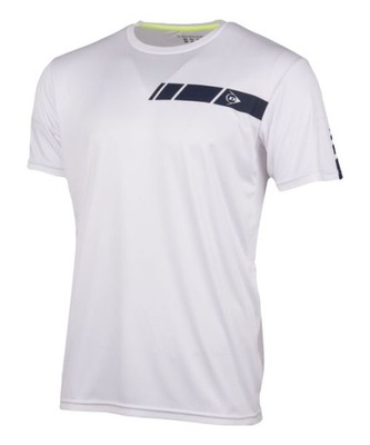 KOSZULKA TENISA DUNLOP CLUB CREW TEE MEN 19 WH XXL