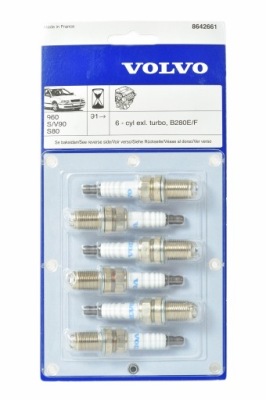 Свічки запалювання запалювання оригінальний номер volvo s80 960 s90 v90 -98r. фото №1