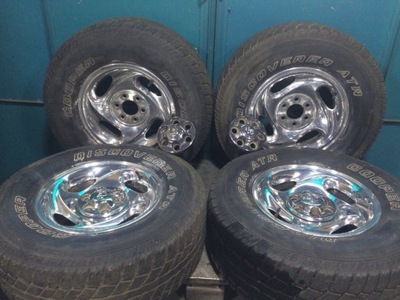 6X114,3 WHEELS ALLOY WHEELS (TITANIUM) CHROME DODGE DURANGO DAKOTA  