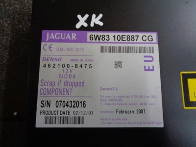 LECTOR DVD 6W83-10E887-CG JAGUAR XK XK8 X150  