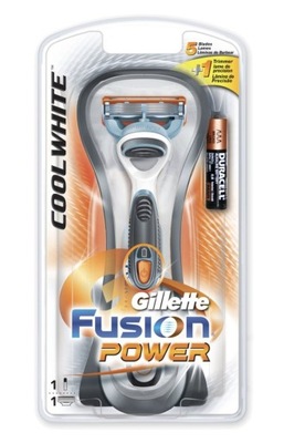 Gillette Fusion Power Cool White z 1 wkł imp UK