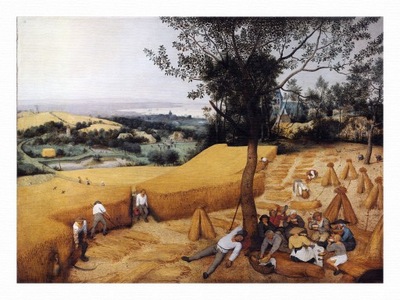 PIETER BRUEGEL Żniwa Płótno na blejtramie