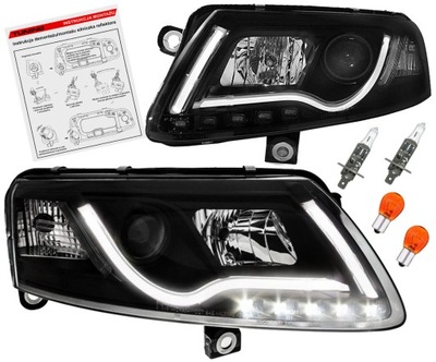 Audi a6 c6 04-08 лампи фари d2s ксенон led rl фото №1