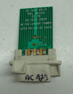 Резистор резистор вентилятор задня renault vel satis фото №1