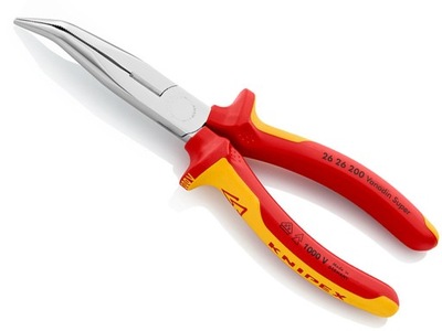 KNIPEX 2626200 szczypce cęgi VDE wygięte 200mm