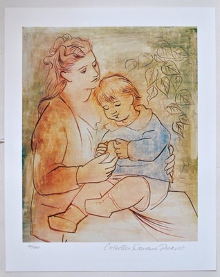 *KP* Pablo Picasso - Matka i dziecko (giclee)