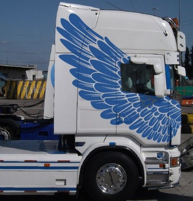 PEGATINAS SCANIA JUEGO NAKLEJEK SCANIA SKRZYDLA  