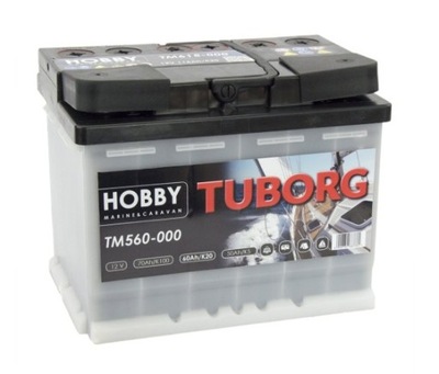 Аккумулятор do ups łodzi tuborg 12v 60ah фото №1