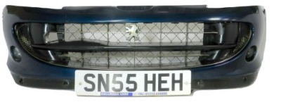 759.zderzak передній омивачі pdc peugeot 407 coupe фото №1