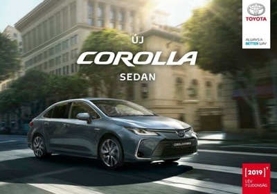 TOYOTA COROLLA BERLINA PROSPEKT MOD 2019 WEGRY  