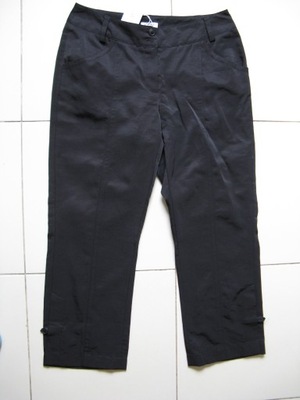 SOLAR spodnie czarne cygaretki r. 34