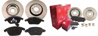 DISQUES SABOTS DE FREIN TRW AVANT ARRIÈRE VW GOLF V VI 312MM - milautoparts.fr