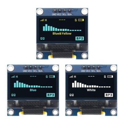 Wyświetlacz OLED 0,96 cala 128x64 I2C 3-5V SSD1306