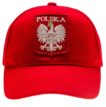 CZAPKA KIBICA z godłem Polski POLSKA Bejsbolówka