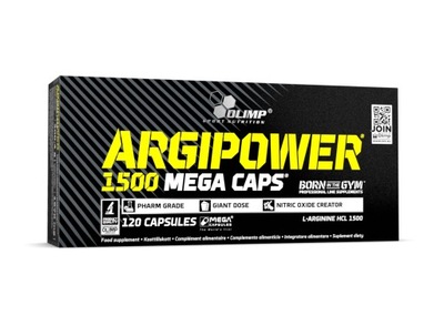 OLIMP ARGIPOWER 1500 MEGA CAPS 30 KAPSUŁEK NA BLISTRY