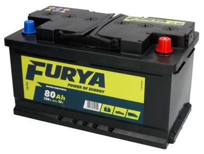 АККУМУЛЯТОР FURYA 80AH 720A 12V P+ 315X175X175